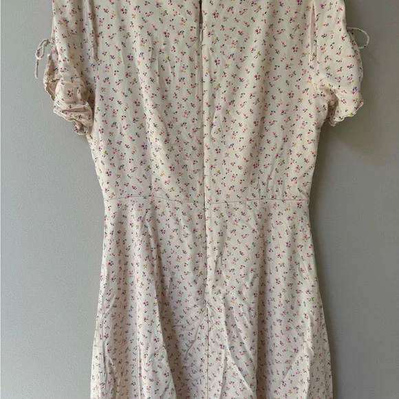 Madewell Light Cream Floral Mini Dress - Picture 10 of 10
